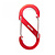 Naturehike  карабин декоративный S Type Aluminum Alloy Hook (one size, red)