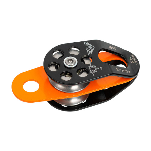 Вертикаль  блок-ролик "Sturdy" 2-й стальной с подшипником ролик нерж. фото 4