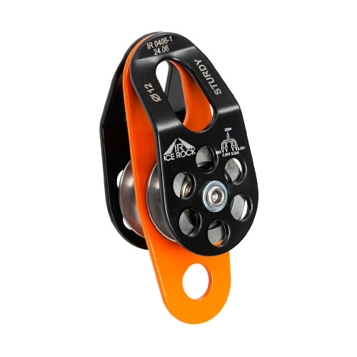 Вертикаль  блок-ролик "Sturdy" 2-й стальной с подшипником ролик нерж. фото 2