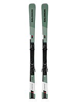 Salomon  лыжи горные E S/Max 8  + E M11 Gw Oi G black black L80
