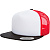 Flexfit  кепка Foam Trucker with White Front - роспись (one size, black white red surfing)