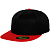 Flexfit  кепка Premium 210 Fitted 2-Tone - роспись (L-XL, black   red fire)
