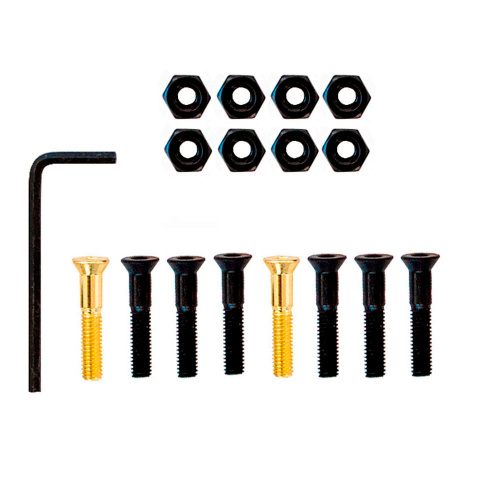 Footwork комплект винтов Golden Tooth шестигранник, с ключом Footwork комплект винтов Golden Tooth шестигранник, с ключом