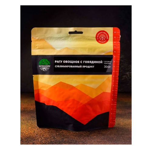 Кронидов  туристическая еда сублимированный продукт мясорастительный, Рагу овощное с говядиной