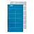Naturehike  каремат складной Troues R1.8 Egg nest folding mat (one size, blue)