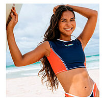Rip Curl  топ женский Surf tide crop