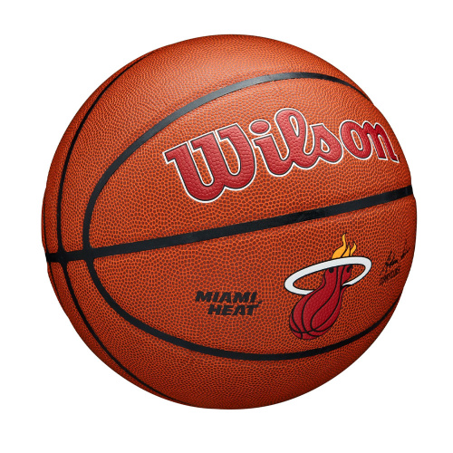 Wilson  мяч баскетбольный NBA Team Alliance Miami Heat фото 2