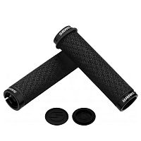 Sram  грипсы  DH Silicone Locking - Black with Double Clamps & End Plugs