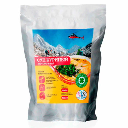 Cabra Montana  суп куриный картофельный с гренками