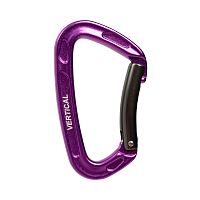 Вертикаль  карабин cкалолазный с гнутой защелкой (Keylock)