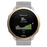 Suunto  часы 3 Pebble white light gold