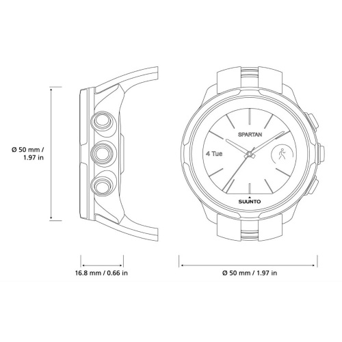 Suunto  часы Spartan Ultra All black titan (HR) фото 5