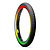 Saltplus  покрышка Sting tire (65 psi, 20" x 2.4", rasta sidewall)