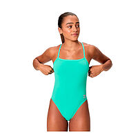 Speedo  купальник женский Fl solid v-back 2.0