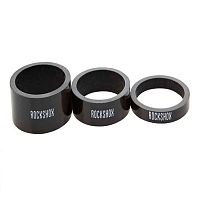 RockShox  кольца проставочные - UD Carbon,RockShox - (5mm x2,10mm x1,15mm x1)