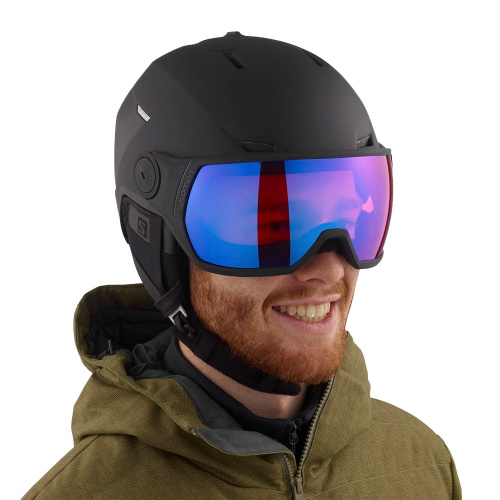 Salomon  шлем горнолыжный с визором мужской Pioneer Lt Visor фото 5