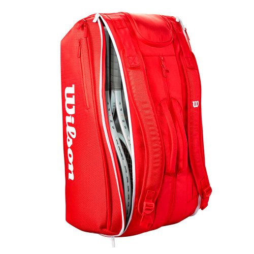 Wilson  сумка для ракеток Super Tour Red (15 pack) 2025 фото 4