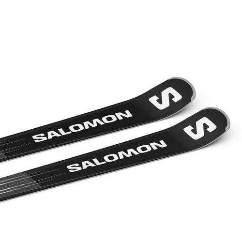 Salomon  лыжи горные E S/Max 12 + Z12 GW F80 grey black фото 2