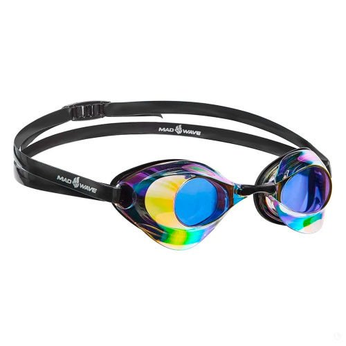 Madwave  очки для плавания Turbo racer rainbow - 1шт (упак. 12шт.)
