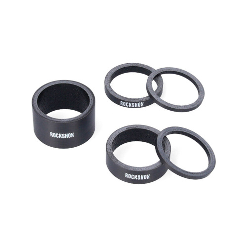 RockShox  кольца проставочные - UD Carbon - (2.5mm x2, 5mm x1, 10mm x1, 20mm x1)