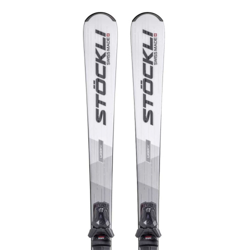 Stockli  лыжи горные Laser SC + MC12 black matt-shine фото 3
