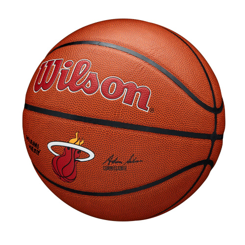 Wilson  мяч баскетбольный NBA Team Alliance Miami Heat фото 3