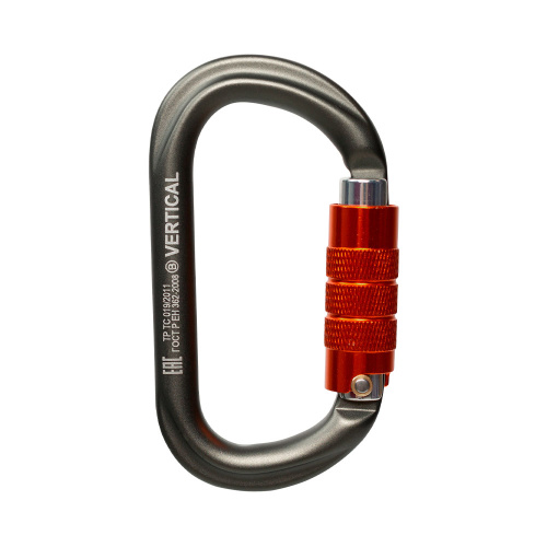 Вертикаль  карабин "Gray" овал автомат (Keylock) фото 2