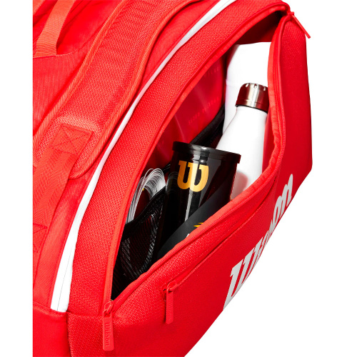 Wilson  сумка для ракеток Super Tour Red (15 pack) 2025 фото 5