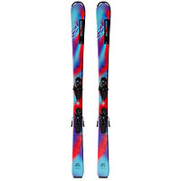 Salomon  лыжи горные L Qst Jr M + L L6 Gw black-silver met. J2 70