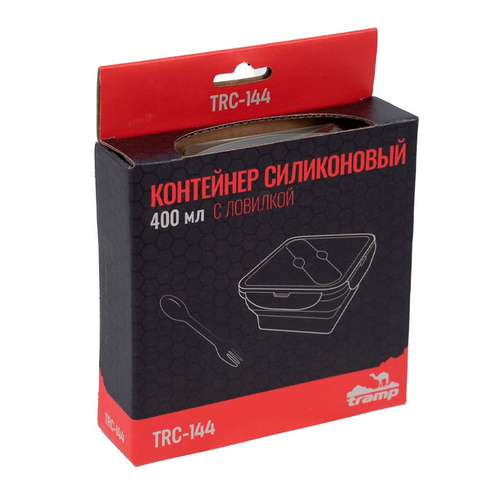 Tramp  контейнер силиконовый с ловилкой фото 5