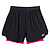 4F  шорты женские Running (S, deep black)