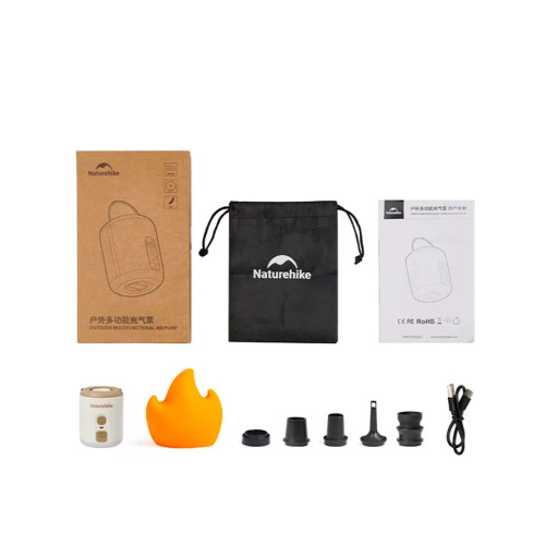 Naturehike  насос-фонарь походный Wind Mini Outdoor Multifunctional Inflatable Pump фото 2