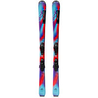 Salomon  лыжи горные L Qst Jr S Pn B3 + L C5 Gw black silver met J75