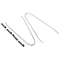 SKS  крепление для крыла U-Stays kit XL Velo 55 cross, silver
