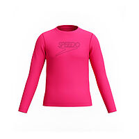 Speedo  футболка для плавания детская L/s clsc logo