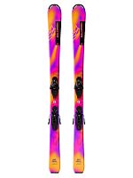 Salomon  лыжи горные L Lux Jr S + L C5 Gw black-silver met. J75