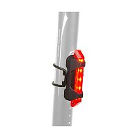 Author  задняя фара A-Stake Mini USB  (black/red-lens)