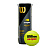 Wilson  мячи теннисные Us Open 4 мяча - (18б) (one size, yellow)