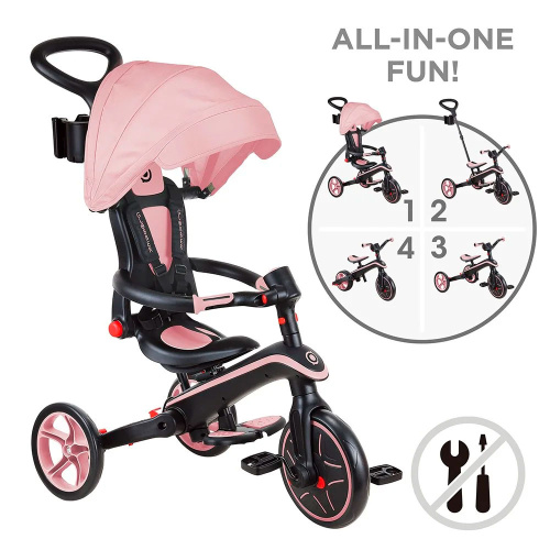 Globber  коляска трансформер Trike Explorer 4 in 1 фото 4
