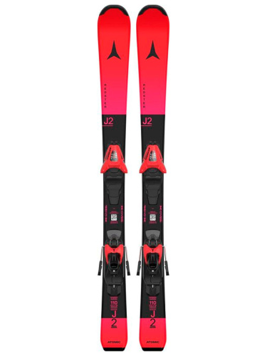 Atomic лыжи горные детские L Redster J2 100-120 Jts + L C 5 Gw Ca red-black