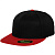 Flexfit  кепка Premium 210 Fitted 2-Tone - роспись (S-M, black   red fire)