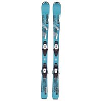 Salomon  лыжи горные L Qst Jr S Pn B3 + L C5 Gw black silver met J75