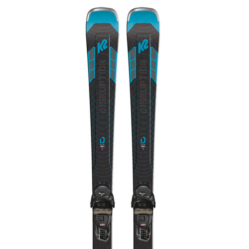 K2  лыжи горные Disruption SC Alliance  ER3 10 compact quikclik  black-teal фото 2