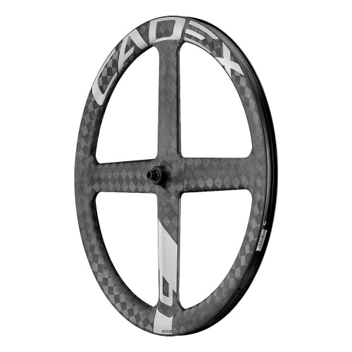 Cadex  комплект колёс Cadex 4 Spoke Hookless DB FW + Cadex TT Disc Hookless DB RW XDR фото 2