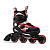Fila  ролики J-One (L (36-40), black red)