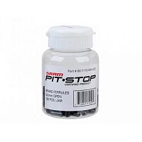 Sram  колпачки для рубашки 5.0mm Brass Open Black 100-count Jar Sram  колпачки для рубашки 5.0mm Brass Open Black 100-count Jar